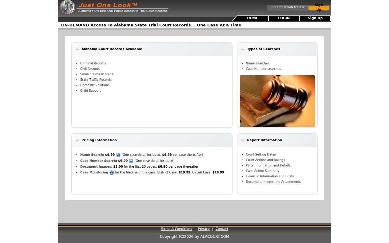 Huntsville residents directory Alacourt court lookup