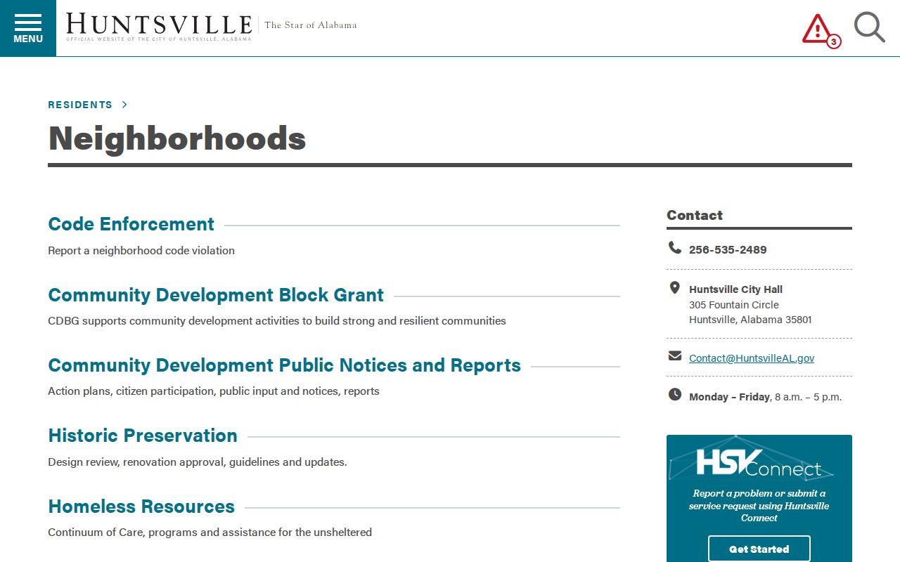 Huntsville ZIP code directory neighborhood resources